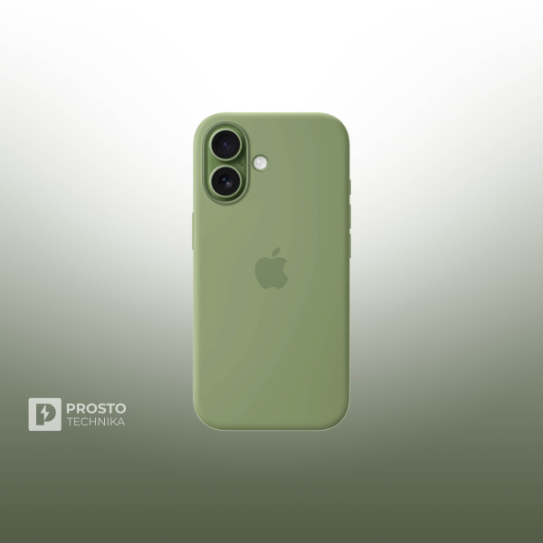 Чехол Apple iPhone 17 Silicone Case with MagSafe - Light Moss